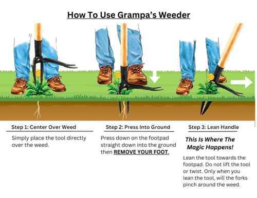 Grampa's Weeder - Stand Up Weed Puller - 39.97 - Image 6