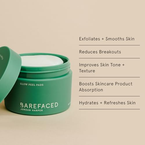 33% Off Barefaced Glow Peel Pads (60 Count) - Deep Exfoliating - Image 3