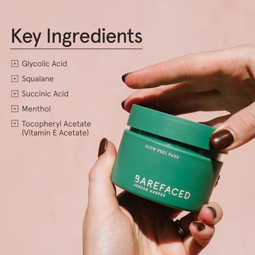 33% Off Barefaced Glow Peel Pads (60 Count) - Deep Exfoliating - Image 5