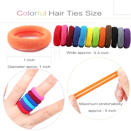 50% Off WillingTee 300PCS Baby Hair Ties for Toddlers - Image 2
