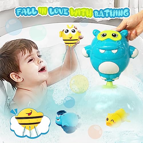 50% Off EKU Hippo Bath Toys for Kids Ages 1-3 - Image 2