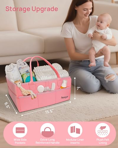 50% Off Feagar Baby Diaper Caddy Organizer 2-Pack - Image 2