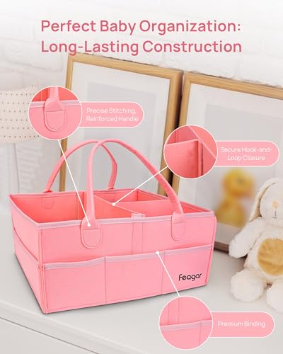 50% Off Feagar Baby Diaper Caddy Organizer 2-Pack - Image 3