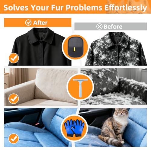 50% Off Pet Hair Remover Gloves for Dogs & Cats - Image 2
