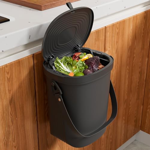 Surumer Mountable Compost Bin, 2 Gallon, Under Sink