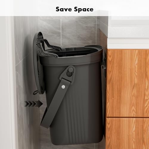 Surumer Mountable Compost Bin, 2 Gallon, Under Sink - Image 6