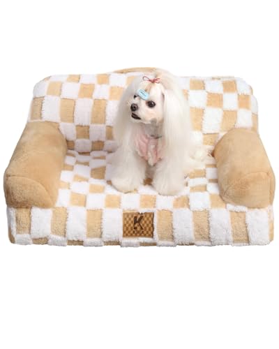53% Off KSIIA Small Dog Bed with Waterproof Cover - Image 1
