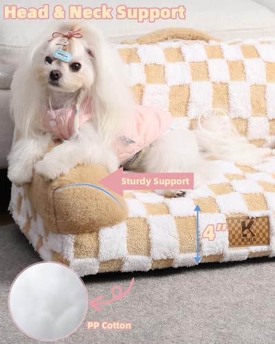 53% Off KSIIA Small Dog Bed with Waterproof Cover - Image 3