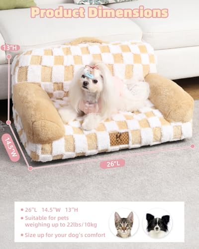 53% Off KSIIA Small Dog Bed with Waterproof Cover - Image 6