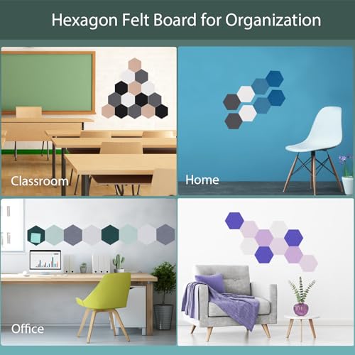 50% Off Afumazi Felt Bulletin Board Tiles, 8-Pack - Image 5