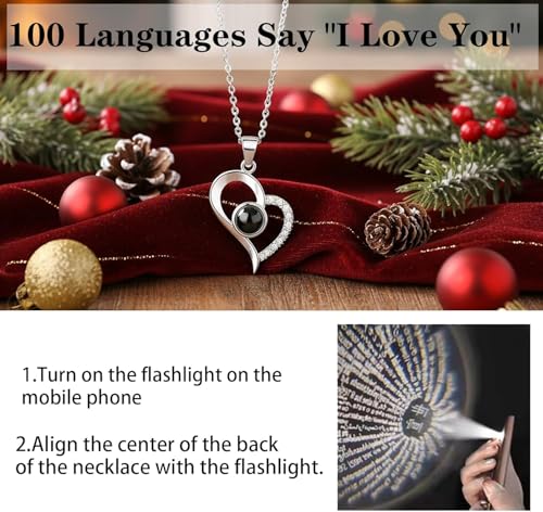 50% Off Preserved Rose & Heart Necklace Set for Her - Image 4