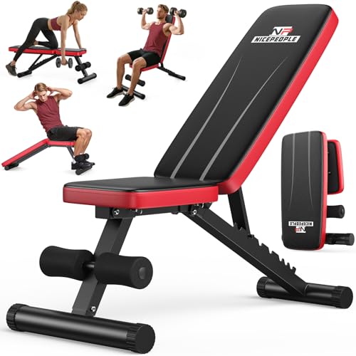 40% Off NICEPEOPLE Adjustable Weight Bench for Home Gym