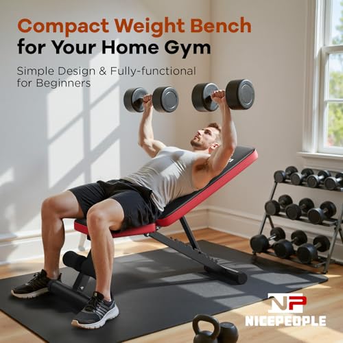 40% Off NICEPEOPLE Adjustable Weight Bench for Home Gym - Image 2