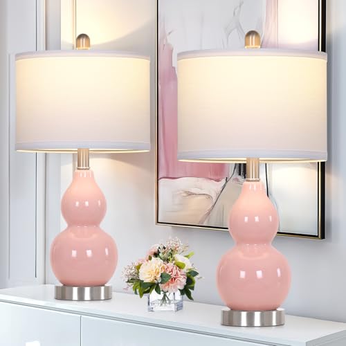40% Off Rinweey Double Gourd Ceramic Table Lamps Set of 2