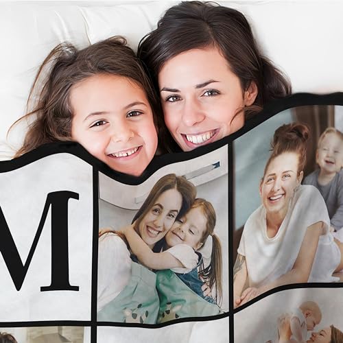 50% Off Custom Photo Blanket Gift for Mom from Daughter Son - Image 5