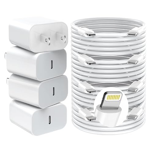 47% Off GREPHONE iPhone Fast Charger 4 Pack with Cables