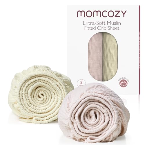 20% Off Momcozy Muslin Mini Crib Sheets - 2 Pack