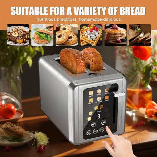 70% Off WUNLY Touch Screen Toaster with Digital Timer - Image 5