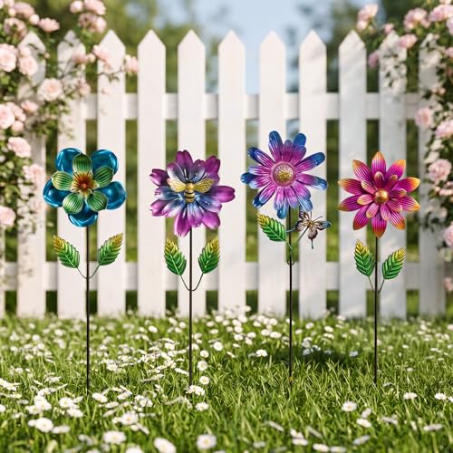 50% Off Calenzana Metal Flower Garden Stakes - Image 5