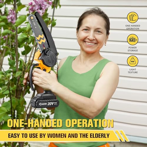 53% Off Saker 6-Inch Cordless Mini Chainsaw with Code - Image 6