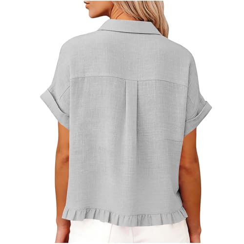 60% Off Women's Linen Button Down Shirt with Code - Image 7