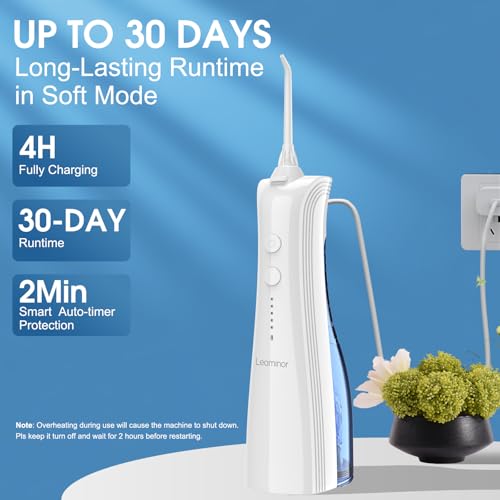 14% Off Leominor Cordless Water Dental Flosser - Image 4