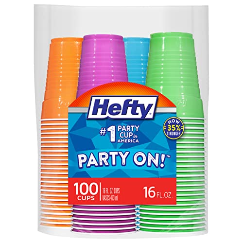 23% Off Hefty Party Cups, 16 oz, 100 Count