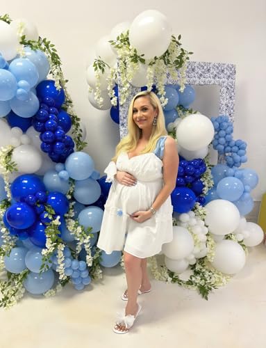 44% Off Royal Blue & Silver Balloons Set - 50 Pcs - Image 6