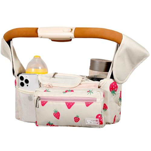 50% Off Universal Stroller Organizer with Insulated Cup Holders