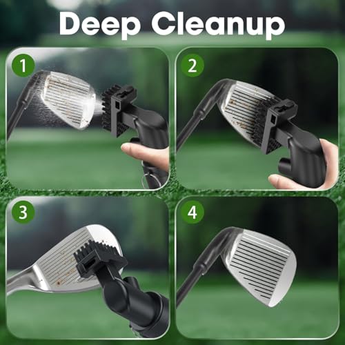 60% Off 2-Pack Golf Club Cleaner with Spray & Groove Tool - Image 4