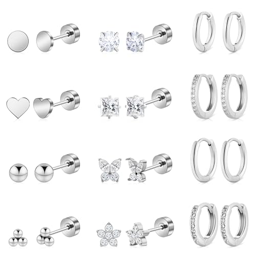 50% Off Hypoallergenic Gold Earrings Set for Sensitive Ears