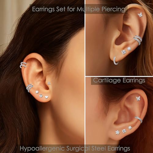 50% Off Hypoallergenic Gold Earrings Set for Sensitive Ears - Image 3