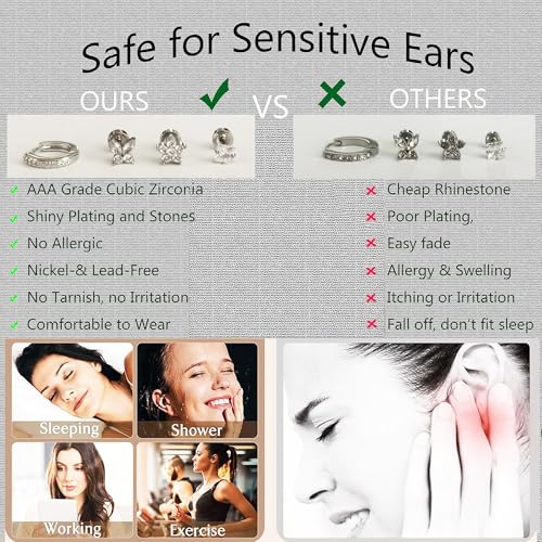 50% Off Hypoallergenic Gold Earrings Set for Sensitive Ears - Image 6