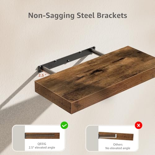 18% Off QEEIG Bathroom Floating Shelves Set of 2 - Image 5