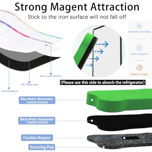 Magnetic Dry Erase Fridge Calendar Set – 3 Pack Under $10 - Image 5