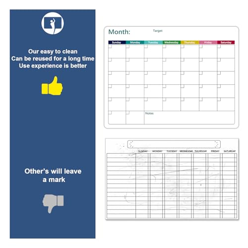 Magnetic Dry Erase Fridge Calendar Set – 3 Pack Under $10 - Image 7