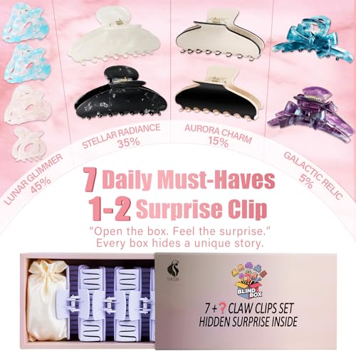 50% Off TOCESS 8-Pack Claw Clips Set for Women - Image 2