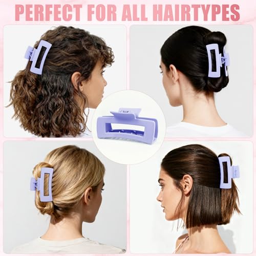 50% Off TOCESS 8-Pack Claw Clips Set for Women - Image 4