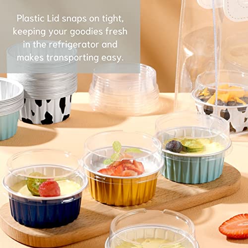 25% Off Mini Aluminum Foil Cupcake Baking Cups with Lids - Image 4