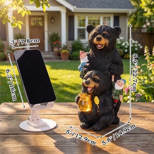 Save 50% on PETAFLOP Solar Bear Garden Statue - Image 2