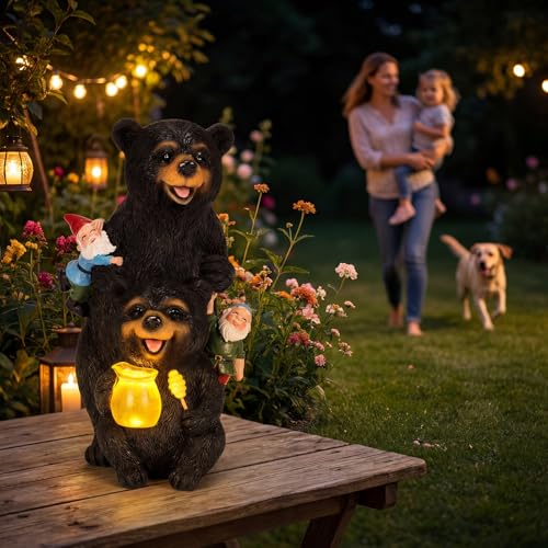 Save 50% on PETAFLOP Solar Bear Garden Statue - Image 5