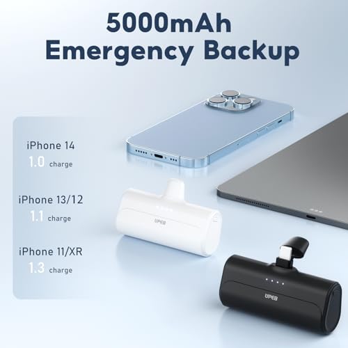2-Pack Portable Charger for iPhone with Built-in Cable - Image 3