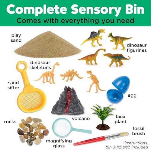 54% Off Creativity for Kids Dinosaur Sensory Bin - Image 3