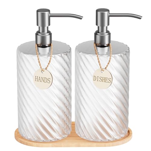9% Off 18oz Spiral Stripe Soap Dispenser Set