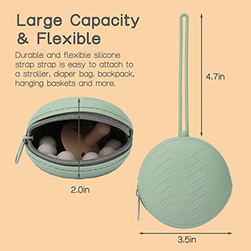 22% Off 2-Pack Silicone Pacifier Holder Case - Image 4