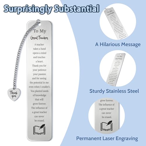 50% Off Teacher Appreciation Bookmark - SEEBERY10 - Image 5