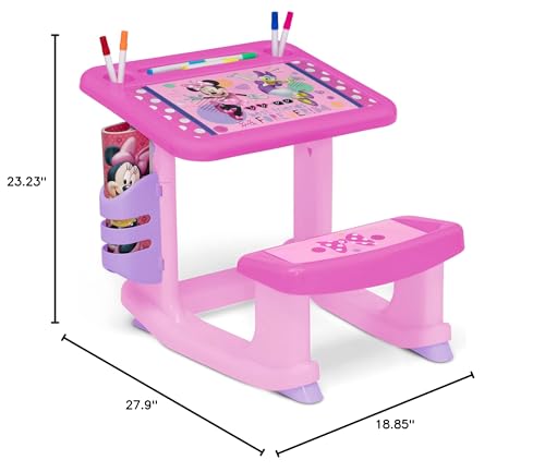 10% Off Disney Minnie Mouse Art Desk with Markers - Image 3