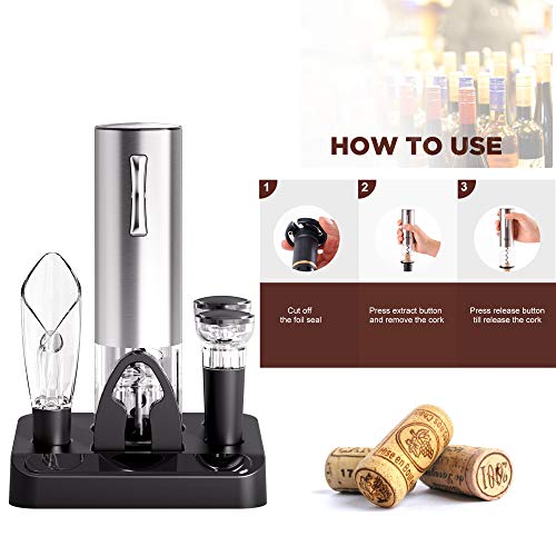 5% Off COKUNST Electric Wine Opener Set at $17.99 - Image 3