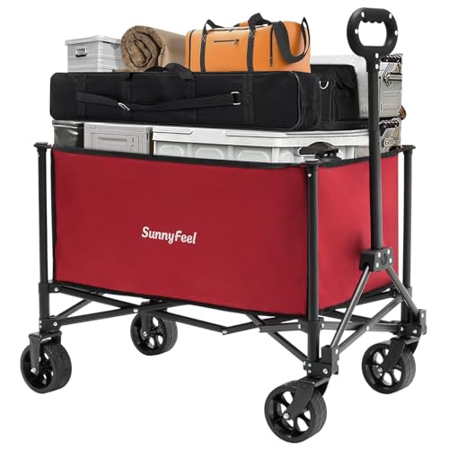 30% Off SUNNYFEEL Collapsible Wagon for Garden & Camping