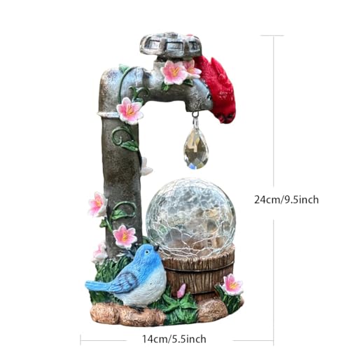 50% Off ZYLiWoo Solar Cardinal Garden Statue – $14.99 - Image 4